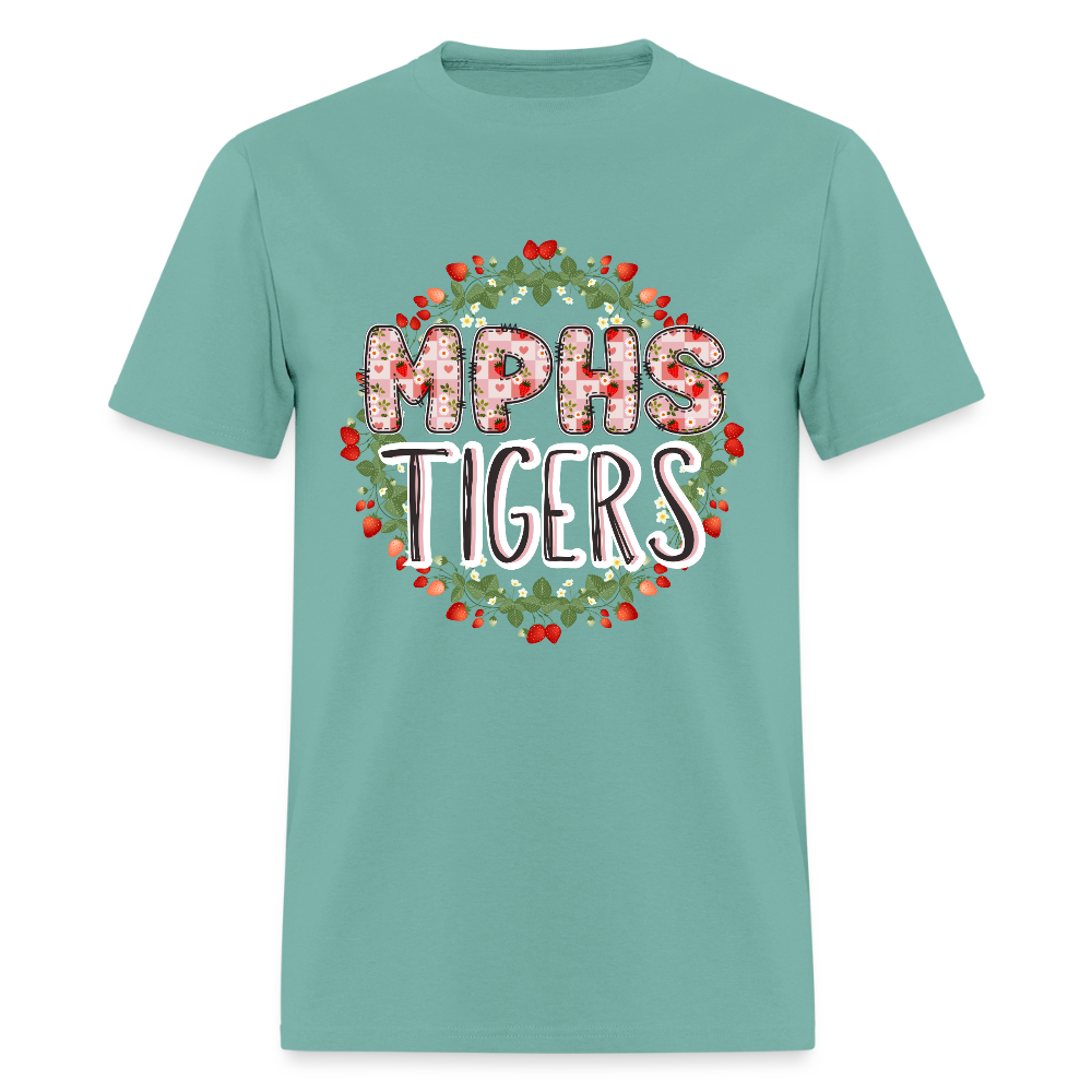 MPHS Berry Special Care in Feeding Our Tigers T-Shirt | GILDAN 5000 - aquatic