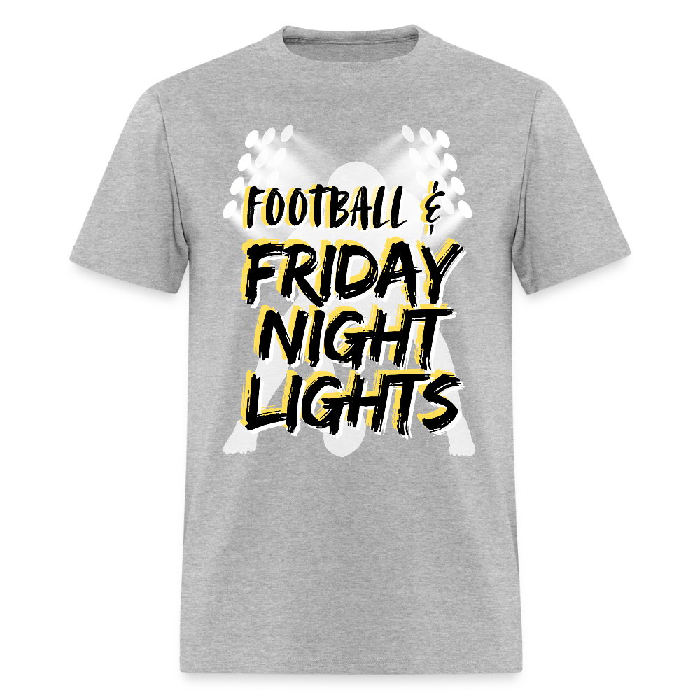 Football & Friday Night Lights T-Shirt | GILDAN 5000 - heather gray