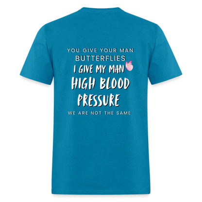FWC Butterflies & High Blood Pressure Classic T-Shirt - turquoise