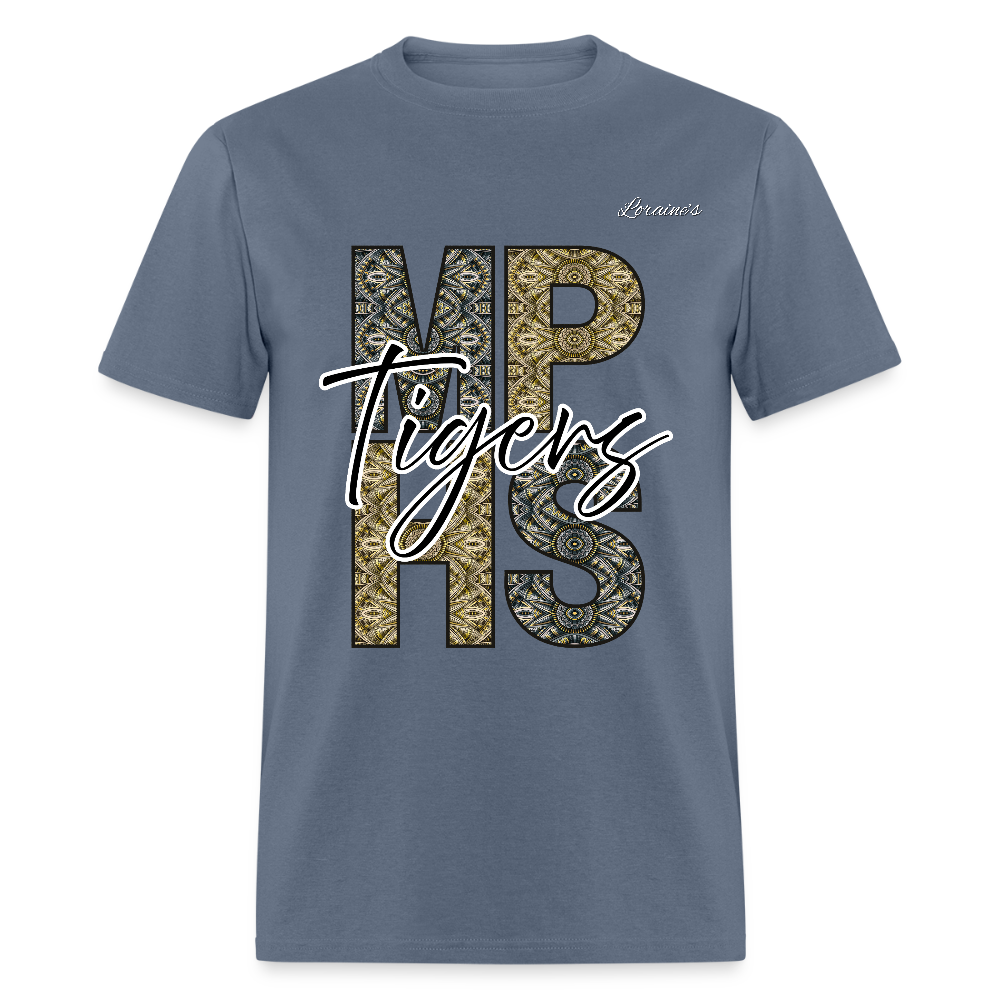 MPHS Tribal Block Unisex Classic T-Shirt - denim