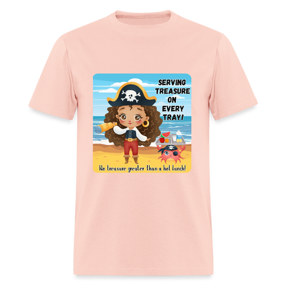 No Greater Treasure than a hot lunch! Classic T-Shirt - blush pink 