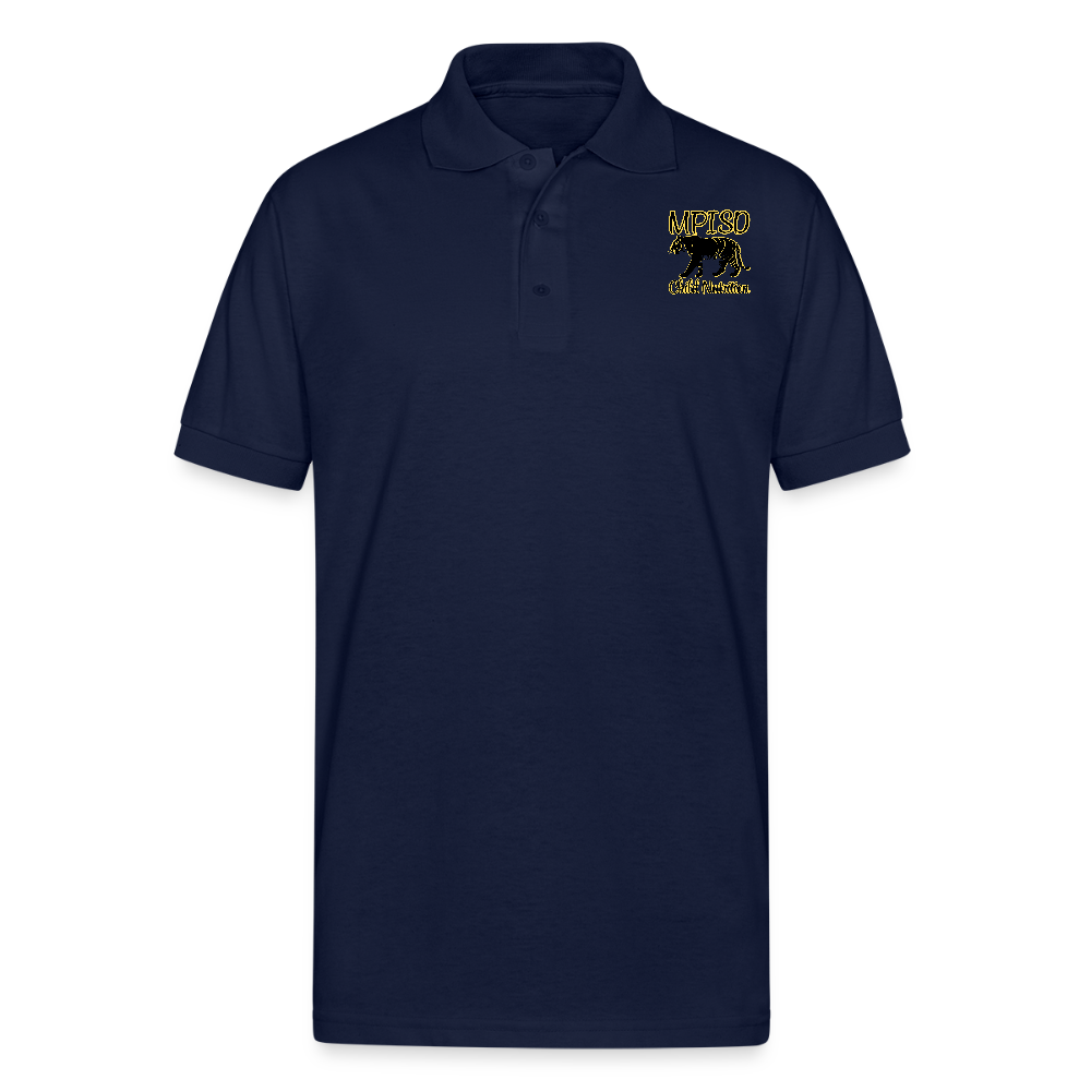 MPISD  Child Nutrition Gildan Unisex 50/50 Jersey Polo - navy