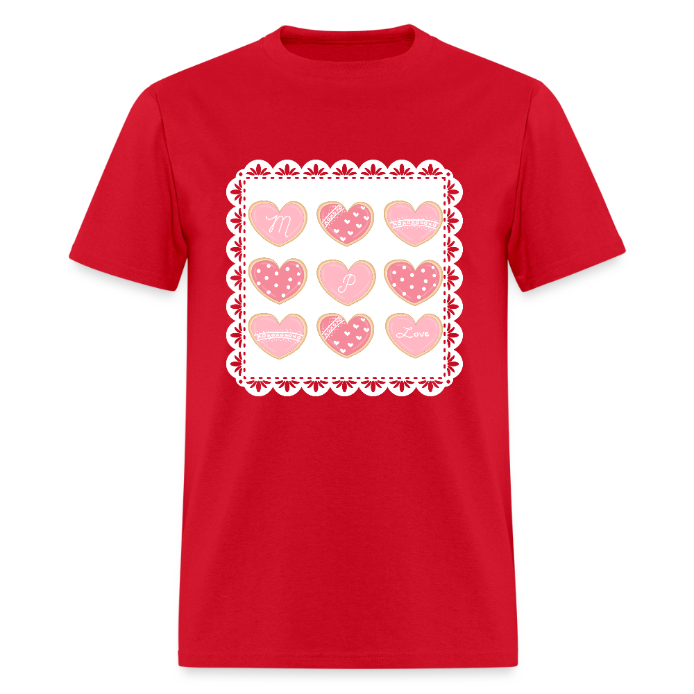 MP LOVE COOKIES- Child Nutrition T-Shirt | GILDAN 5000 - red
