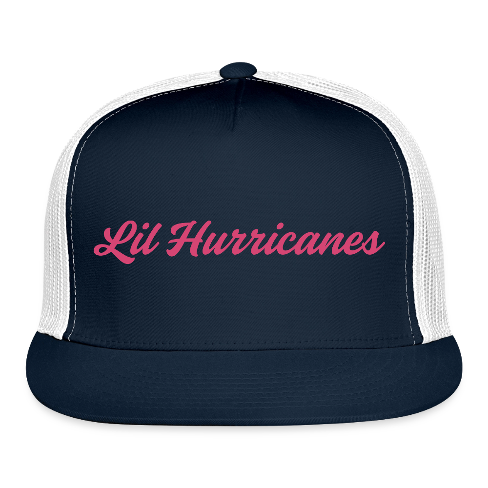Lil HurricanesTrucker Hat - navy/white