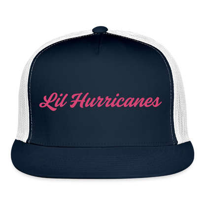 Lil HurricanesTrucker Hat - navy/white