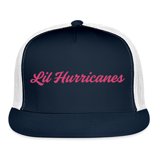 Lil HurricanesTrucker Hat - navy/white