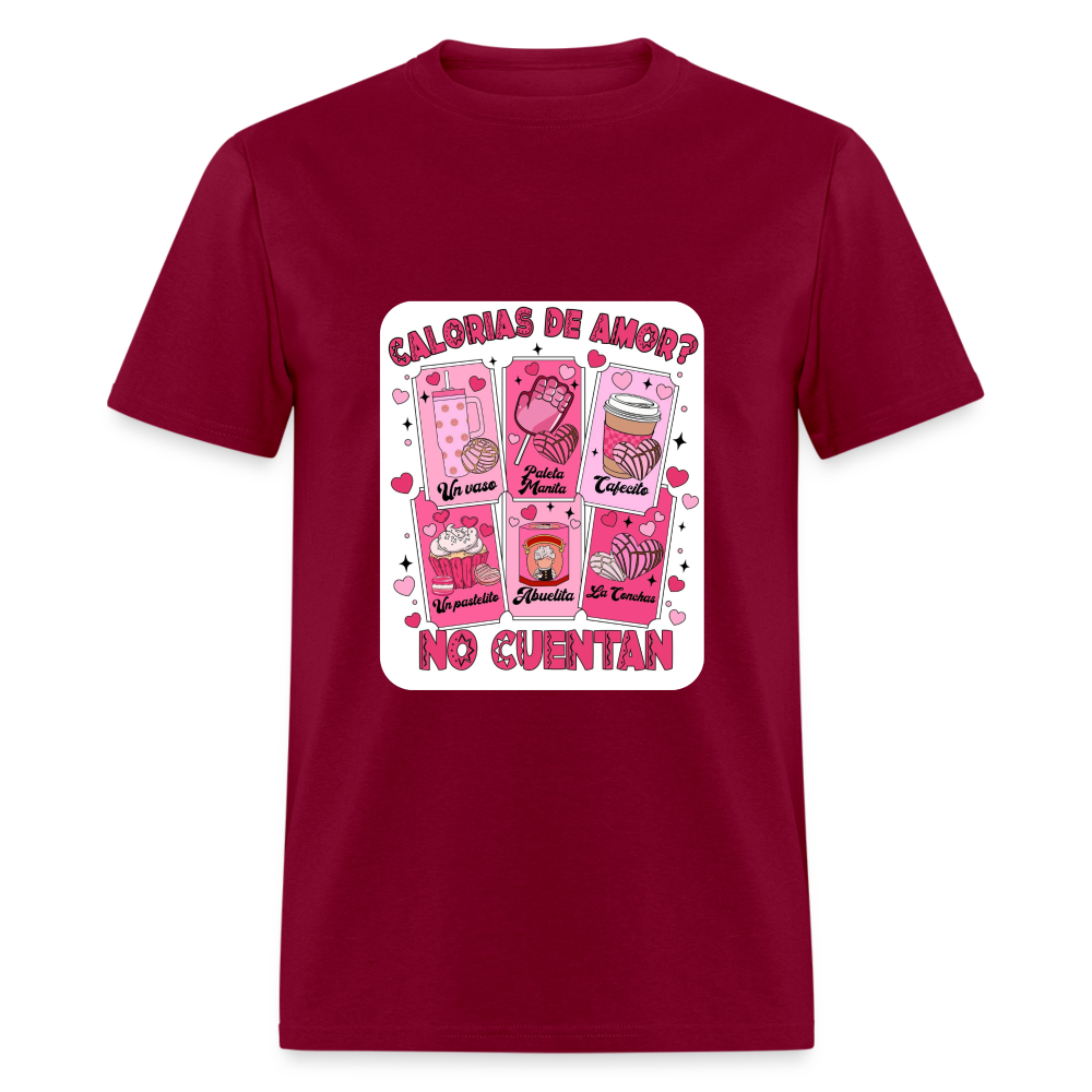Calorias De Amor Unisex Classic T-Shirt - burgundy