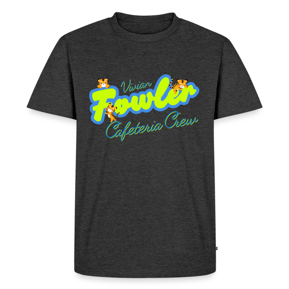 Vivian Fowler Neon Premium Adult T-Shirt - heather anthracite