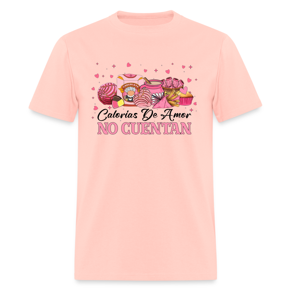 Calories of Love Unisex Classic T-Shirt - blush pink 