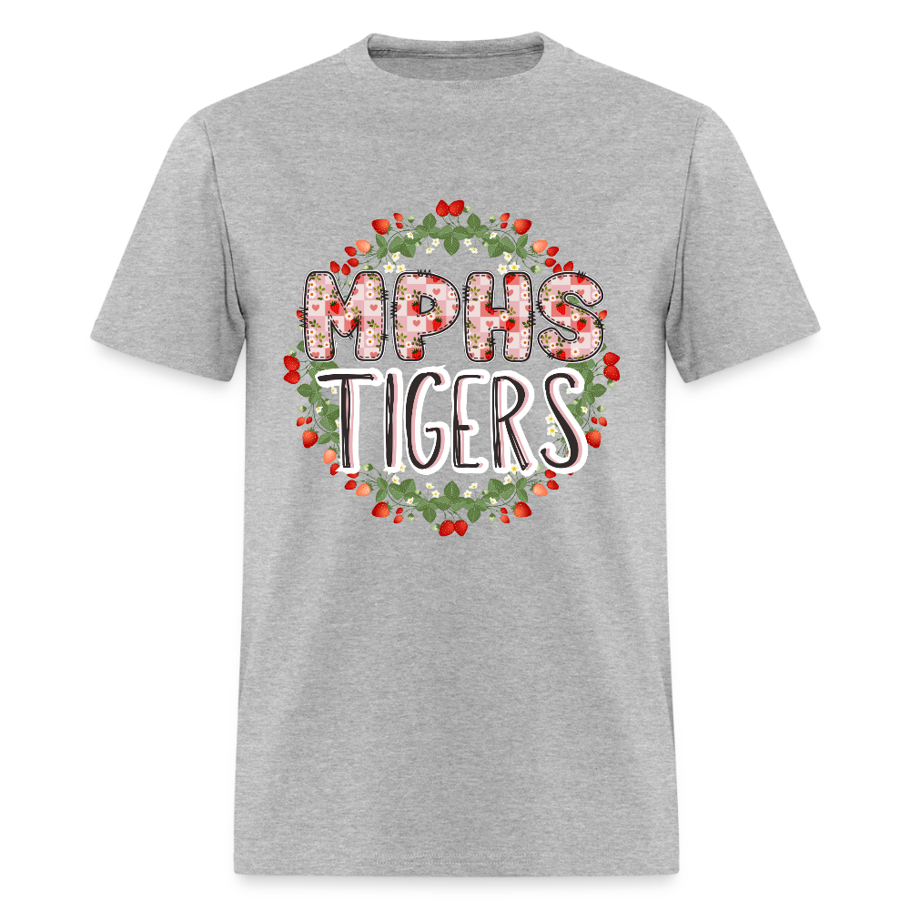 MPHS Berry Special Care in Feeding Our Tigers T-Shirt | GILDAN 5000 - heather gray