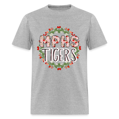 MPHS Berry Special Care in Feeding Our Tigers T-Shirt | GILDAN 5000 - heather gray