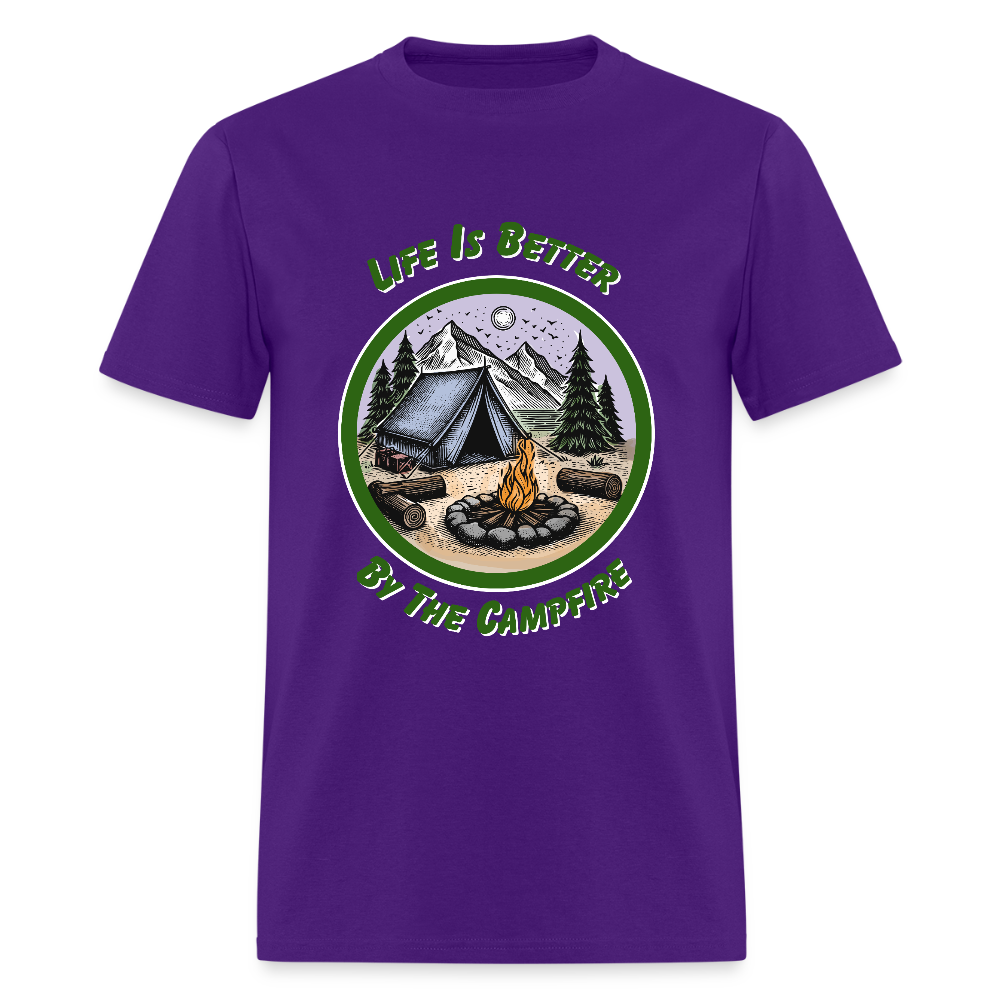 By the Campfire T-Shirt | GILDAN 5000 - purple
