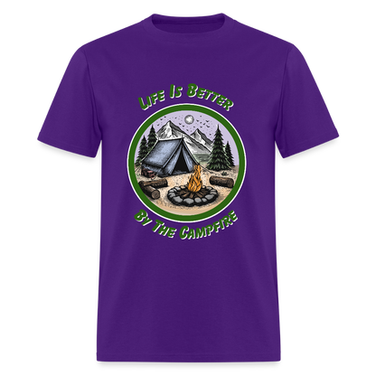 By the Campfire T-Shirt | GILDAN 5000 - purple