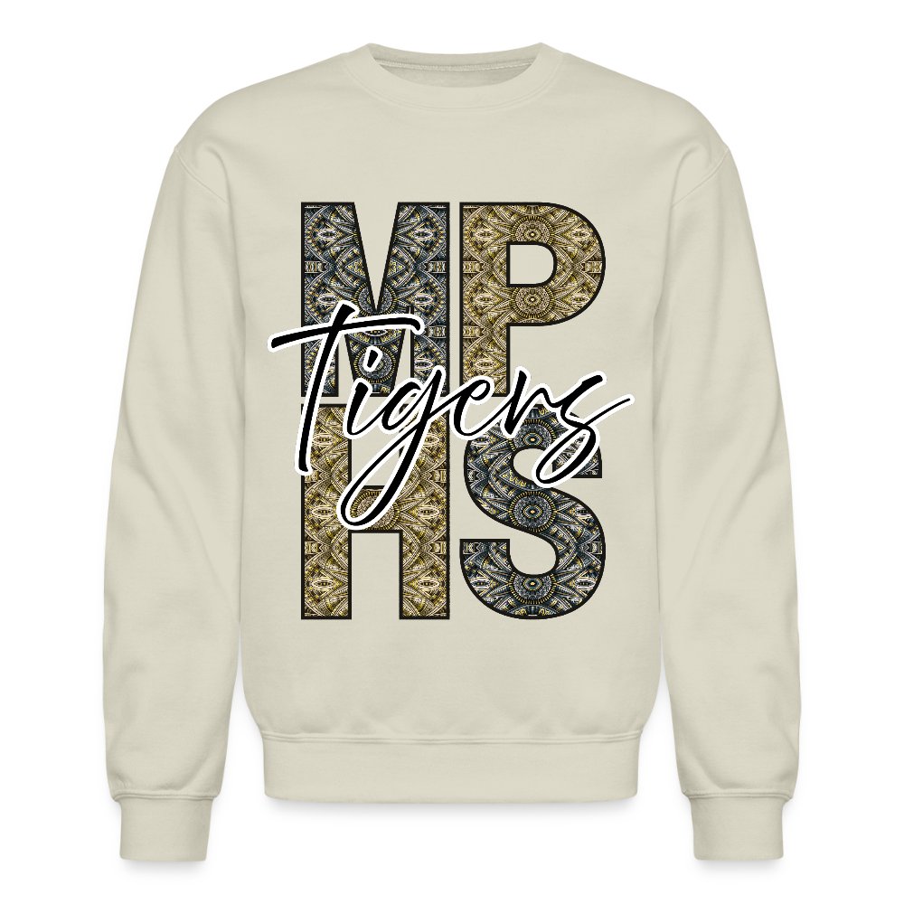 MPHS Tigers Tribal Crewneck Sweatshirt - Sand