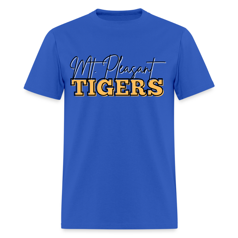 MP Tigers Bleed Black & Gold T-Shirt | GILDAN 5000 - royal blue