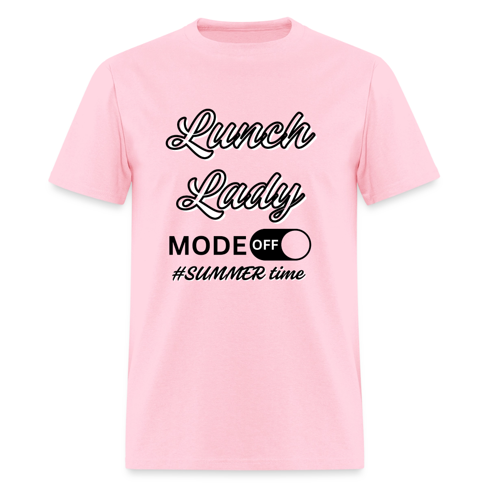 Lunch Lady Mode off T-Shirt | GILDAN 5000 - pink