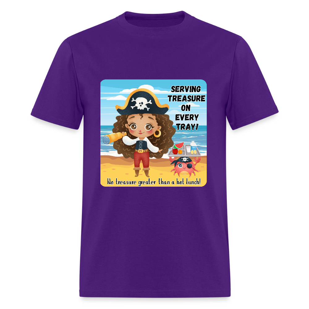 No Greater Treasure than a hot lunch! Classic T-Shirt - purple