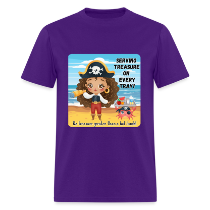 No Greater Treasure than a hot lunch! Classic T-Shirt - purple