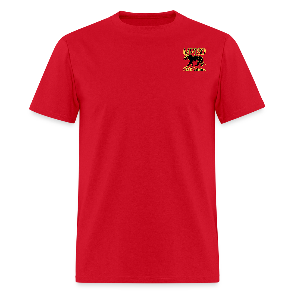 MPISD Child Nutrition LOGO & Motto T-Shirt | GILDAN 5000 - red