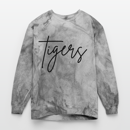 Tigers Unisex Colorblast Crewneck Sweatshirt - smoke