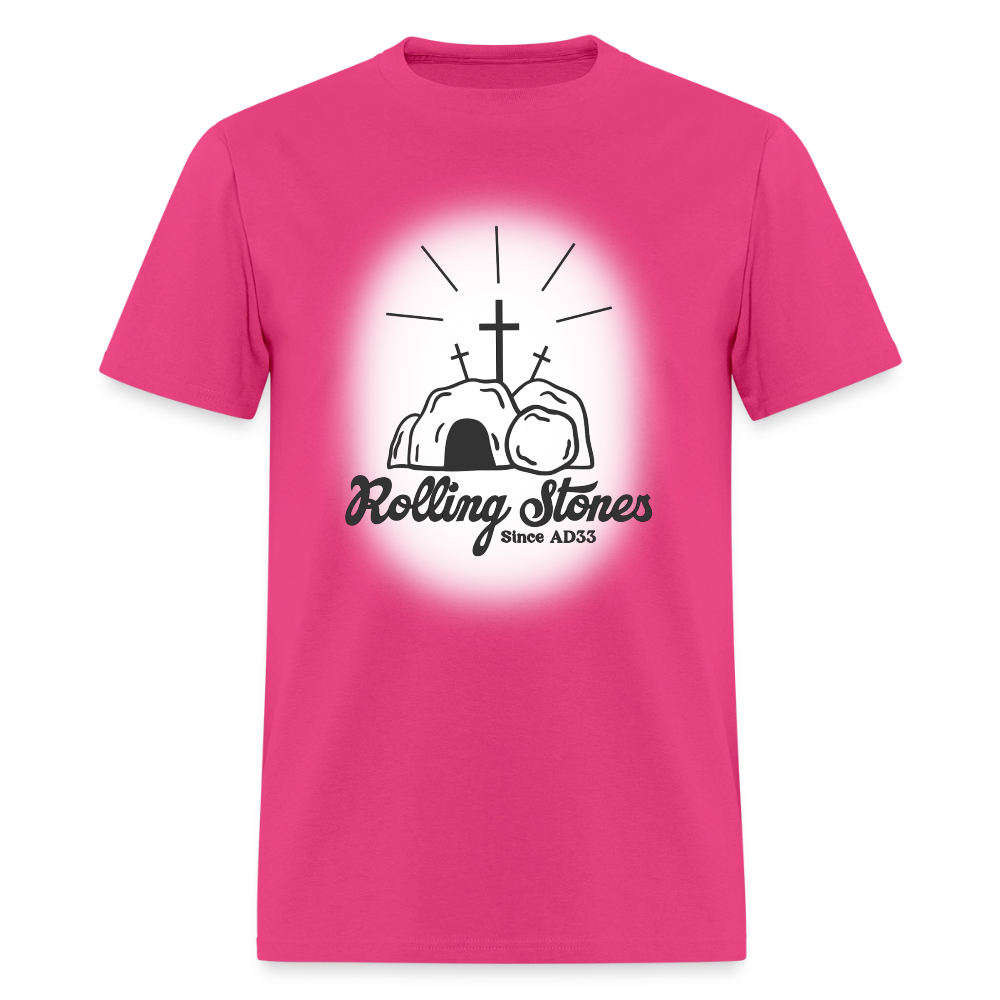 Rolling Stones Since AD33 T-Shirt | GILDAN 5000 - fuchsia