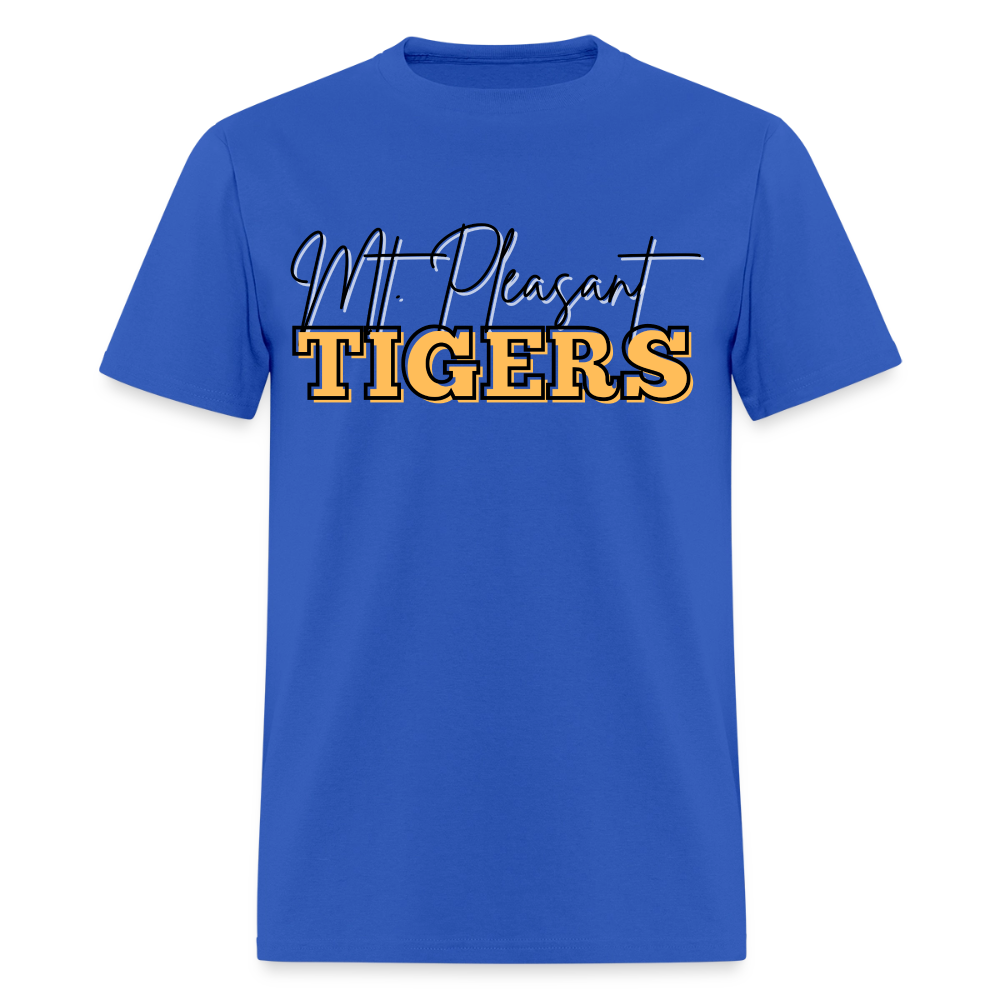 MP Bleed Black and Gold T-Shirt | GILDAN 5000 - royal blue