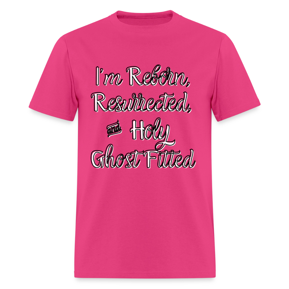 Holy Ghost Fitted T-Shirt | GILDAN 5000 - fuchsia