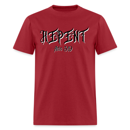 REPENT T-Shirt | GILDAN 5000 - dark red