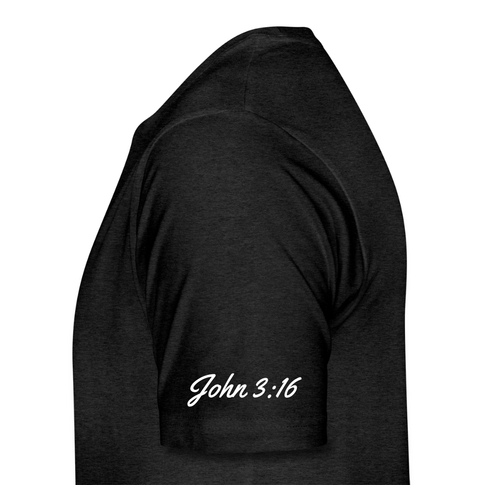 Jesus Gave His Life for Me and You! Premium Adult T-Shirt - charcoal grey
