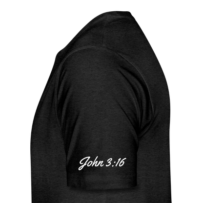 Jesus Gave His Life for Me and You! Premium Adult T-Shirt - charcoal grey
