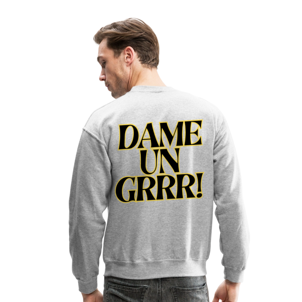 Solo aquí por el Tigre! Crewneck Sweatshirt - heather gray