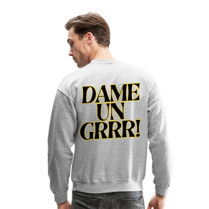 Solo aquí por el Tigre! Crewneck Sweatshirt - heather gray