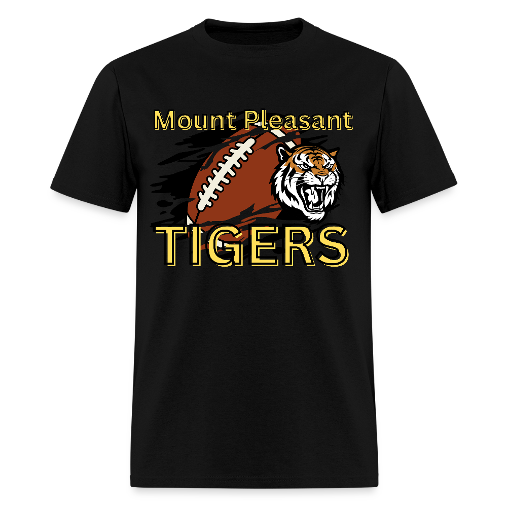 Mount Pleasant TIGERS Football T-Shirt | GILDAN 5000 - black