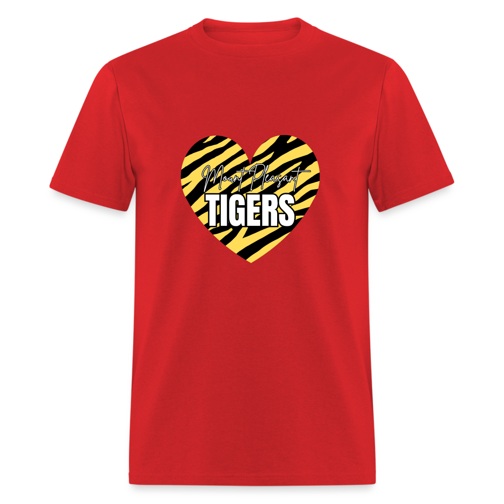 Tiger heart Unisex Classic T-Shirt - red