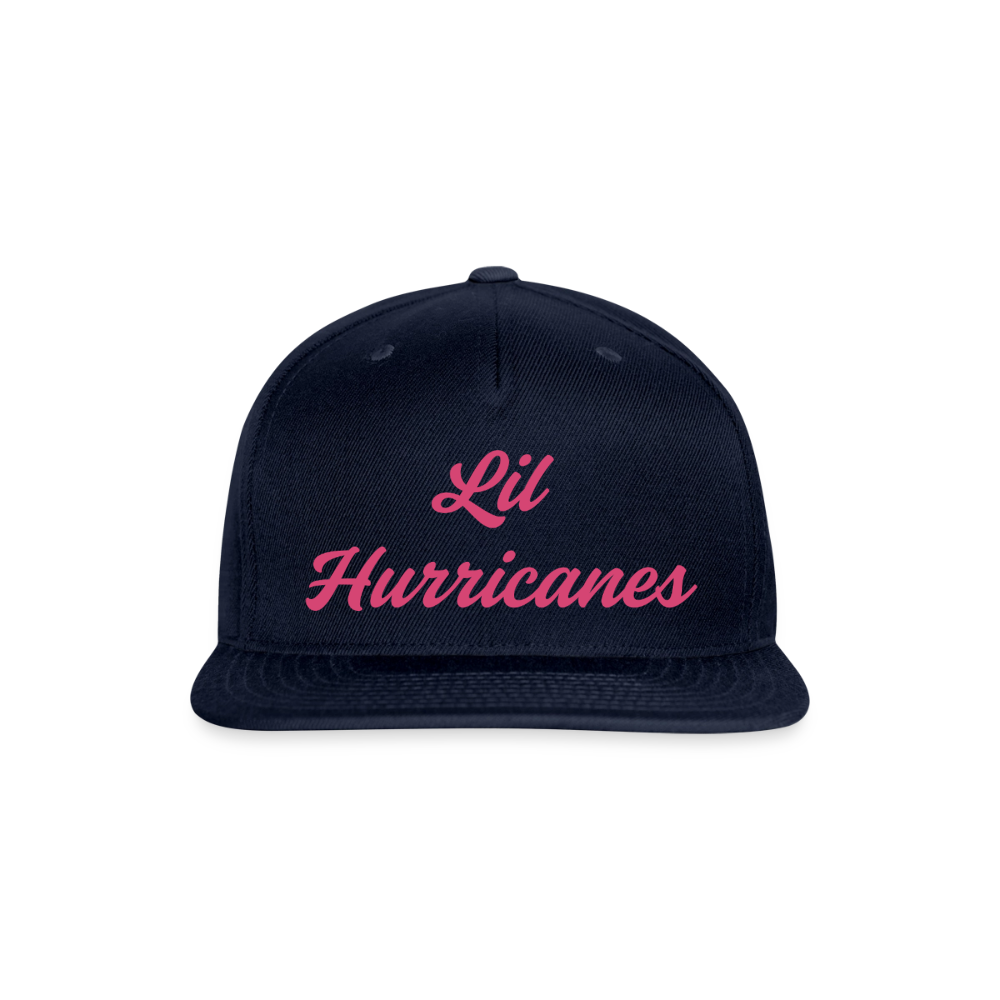 Lil Hurricanes #2 Snapback Baseball Cap - navy