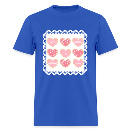 MP LOVE COOKIES- Child Nutrition T-Shirt | GILDAN 5000 - royal blue