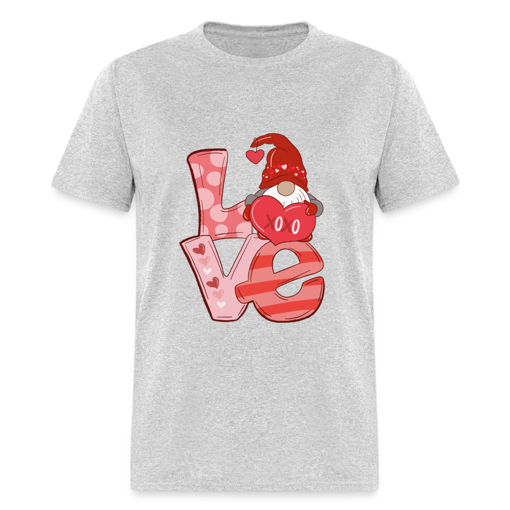 Gnomie Love Classic T-Shirt - heather gray