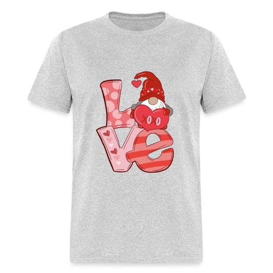 Gnomie Love Classic T-Shirt - heather gray