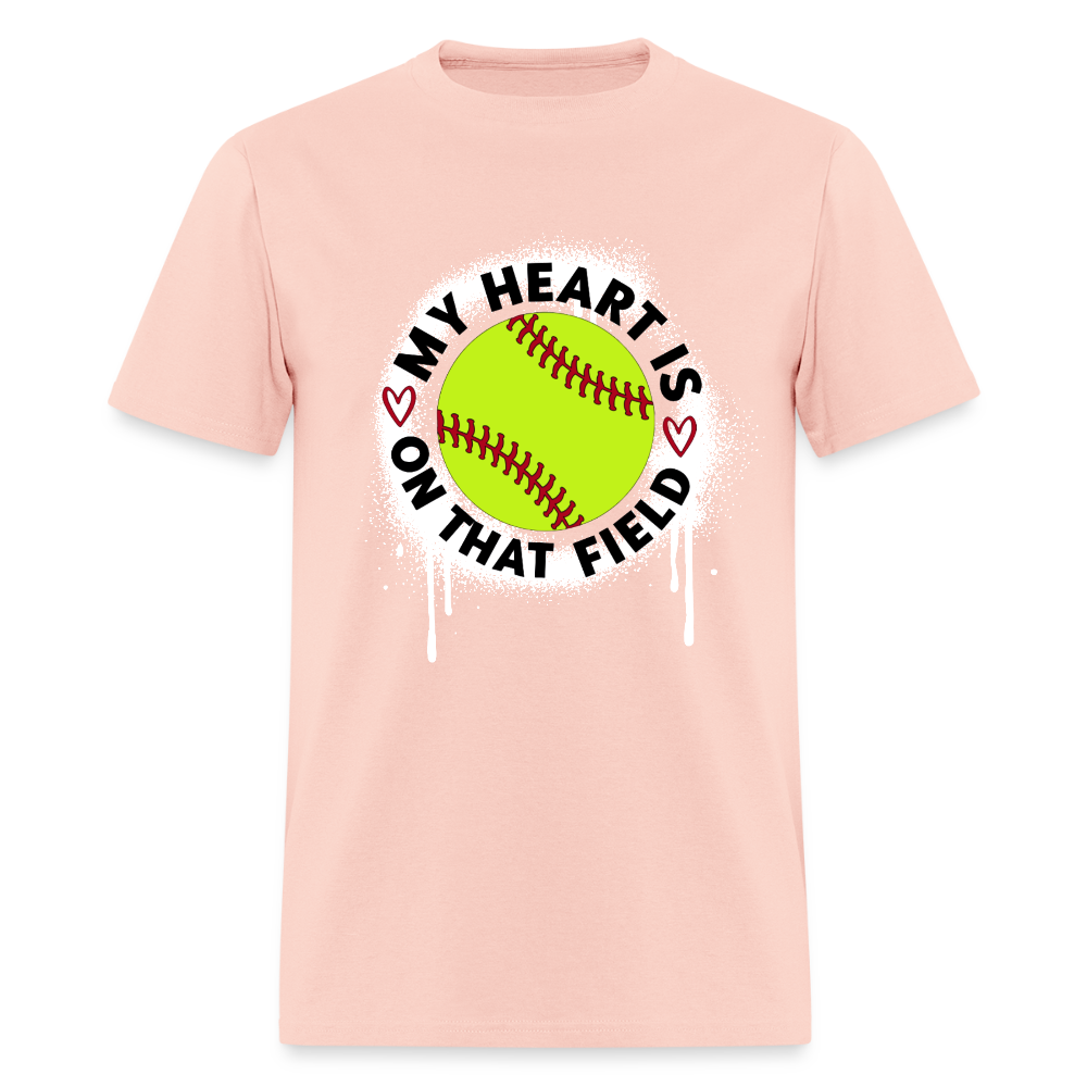 Heart on that field Classic T-Shirt - blush pink 