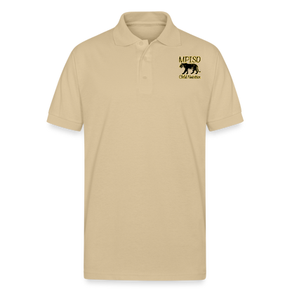 MPISD  Child Nutrition Gildan Unisex 50/50 Jersey Polo - Sand