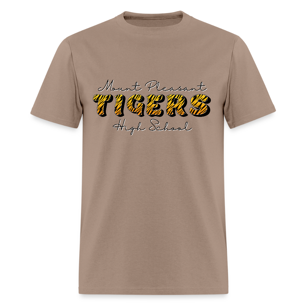 Mount Pleasant High School Tigers Classic T-Shirt - brown savana