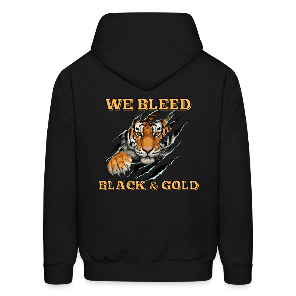 MP Bleed Black and Gold Hoodie - black