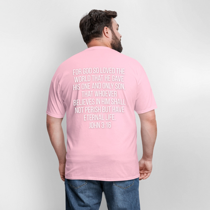 John 3:16 Classic T-Shirt - pink
