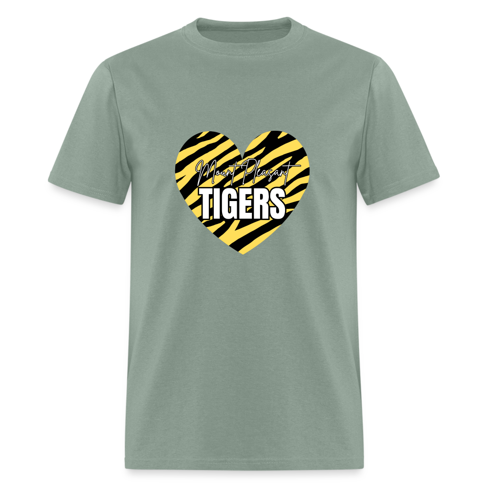 Tiger heart Unisex Classic T-Shirt - sage