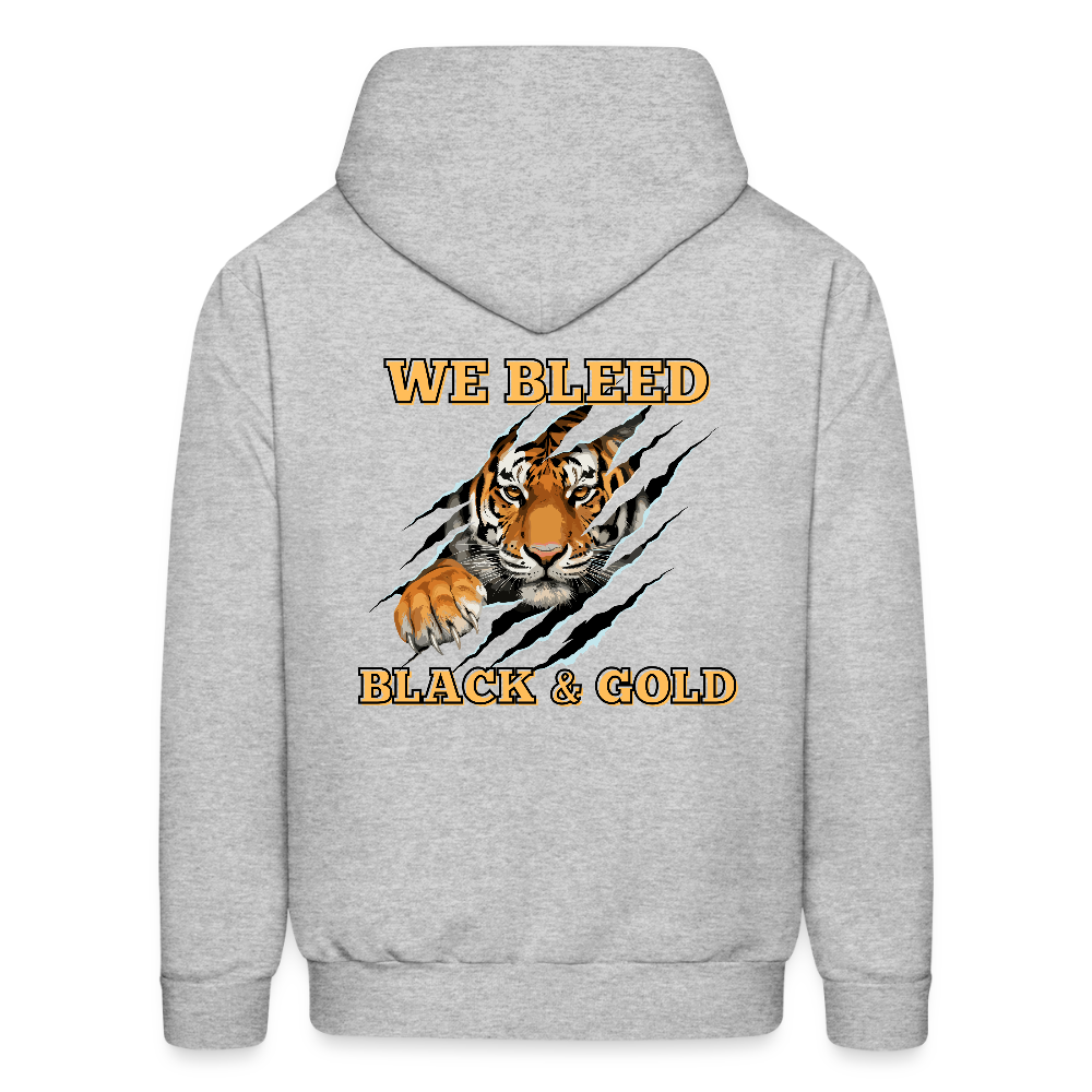 MP Tigers Bleed Black & Gold Men's Hoodie - heather gray