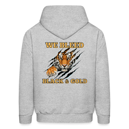 MP Tigers Bleed Black & Gold Men's Hoodie - heather gray
