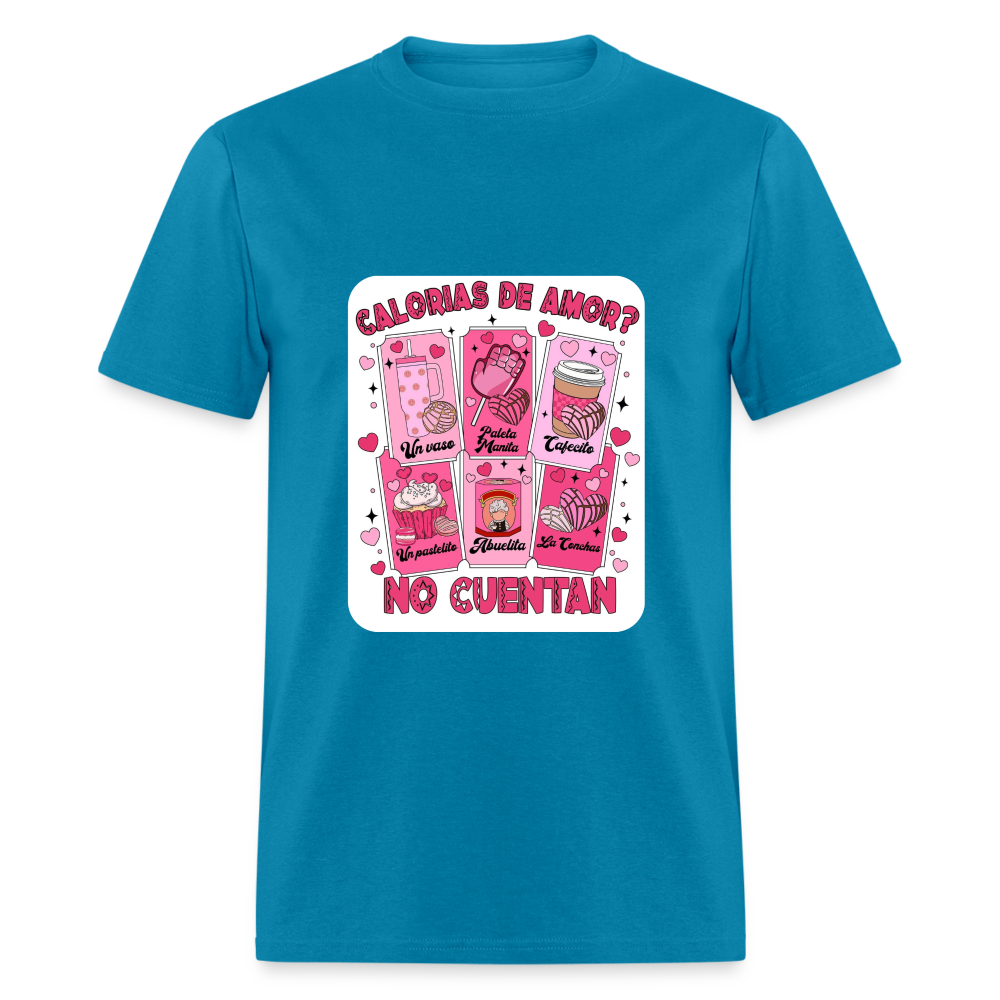 Calorias De Amor Unisex Classic T-Shirt - turquoise