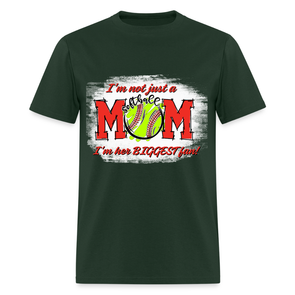 Mom Biggest Fan Classic T-Shirt - forest green
