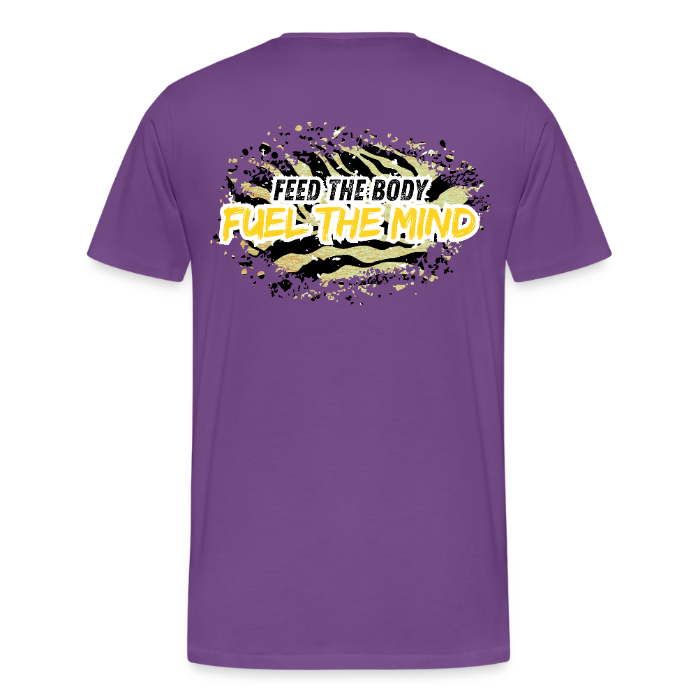 Child Nutrition Logo & Motto Premium T-Shirt - purple