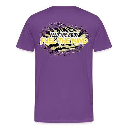 Child Nutrition Logo & Motto Premium T-Shirt - purple